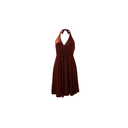 Robe Courte "Lina" Marron