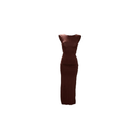 Robe Dos Nu "Sofia" Marron