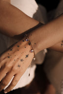 Bracelet Double Chaîne "Aura Nacrée"