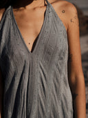 Robe Longue "Stellata" Azur