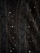 Robe Longue "Stellata"  Noire