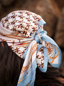 Foulard en Soie "Azur"
