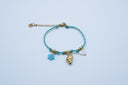Bracelet "Ocean" Coquillage Azur