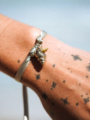 Bracelet "Lagon" Coquillage Vert