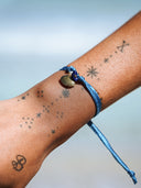 Bracelet "Lagon" Coquillage Bleu
