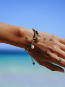 Bracelet "Océan" Coquillage Noir
