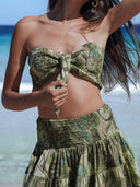 Top Bandeau "Essencia" Vert