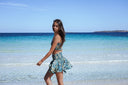 Jupe Courte "Onda" Azur