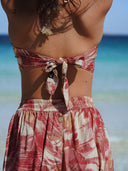 Pantalon Fluide "Verão" Rouge