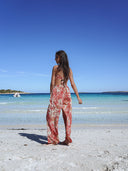 Pantalon Fluide "Verão" Rouge