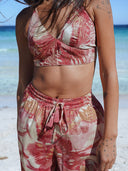 Pantalon Fluide "Verão" Rouge