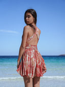Robe Courte "Sol" Rouge