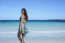 Robe Courte "Sol" Azur