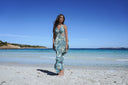 Robe Longue "Selva" Azur
