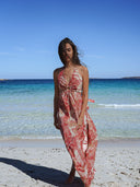 Robe Longue "Selva" Rouge