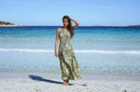 Robe Longue "Selva" Verte