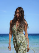 Robe Longue "Selva" Verte