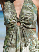 Robe Longue "Selva" Verte