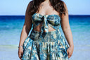 Top Bandeau "Essencia" Azur