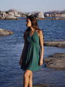 Robe Courte "Lina" Acqua