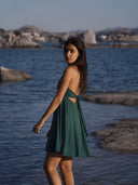 Robe Courte "Lina" Acqua