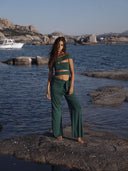 Pantalon Fluide "Eva" Acqua