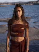 Top "Selena" Marron