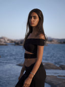 Top "Selena" Noir