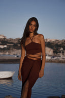 Top "Deva" Marron