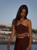 Top "Deva" Marron