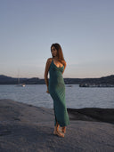 Robe Lacée "Elia" Acqua