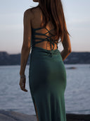 Robe Lacée "Elia" Acqua