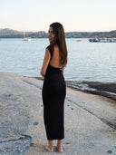 Robe Dos Nu "Sofia" Noire