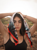 Foulard en Soie "Tropical"