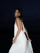 Robe Longue "Stellata" Blanche