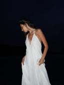Robe Longue "Stellata" Blanche