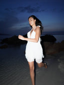 Robe Courte "Dea" Blanche