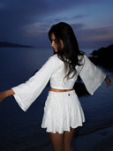 Top Evasé "Ambra" Blanc