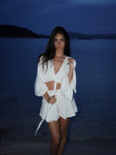 Top Evasé "Ambra" Blanc