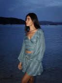 Short "Vita" Azur