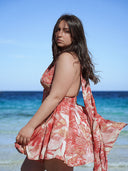 Robe Courte "Sol" Rouge