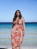 Robe Longue "Selva" Rouge