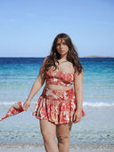 Jupe Courte "Onda" Rouge