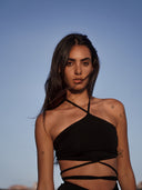 Top "Deva" Noir