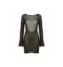Robe Transparente "Costa" Noire
