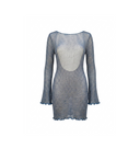 Robe Transparente "Costa" Bleu Azur