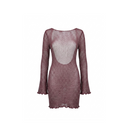 Robe Transparente "Costa" Mauve