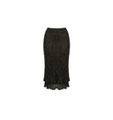Jupe Longue "Eclipse" Black & Gold