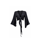 Top Evasé "Ambra" Noir